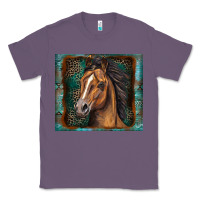 Lavender western horse Classic Tee - Zillion Design Studio