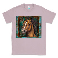 Lilac western horse Classic Tee - Zillion Design Studio