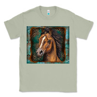 Matcha western horse Classic Tee - Zillion Design Studio