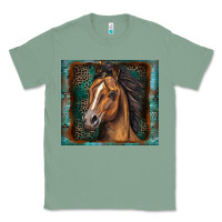 Sage western horse Classic Tee - Zillion Design Studio