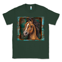 Sports Green western horse Classic Tee - Zillion Design Studio