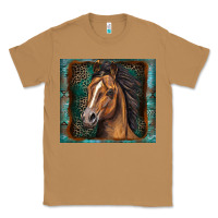 Toasted Coconut western horse Classic Tee - Zillion Design Studio
