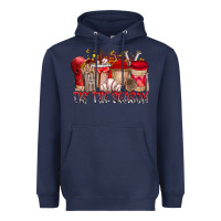 Navy tis the season Heavyweight Hoodie - RacoonDesign