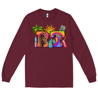 Burgundy respiratory therapist summer Long Sleeve Tee - RanaPortraitStore