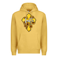 Antique Gold faith childhood cancer Premium Hoodie - Jasminsmagicworld