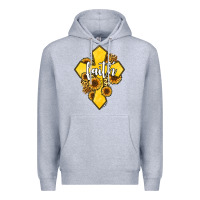 Heather Grey faith childhood cancer Premium Hoodie - Jasminsmagicworld
