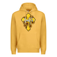 Mustard faith childhood cancer Premium Hoodie - Jasminsmagicworld