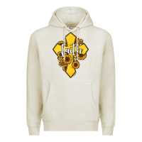 Oatmeal Heather faith childhood cancer Premium Hoodie - Jasminsmagicworld