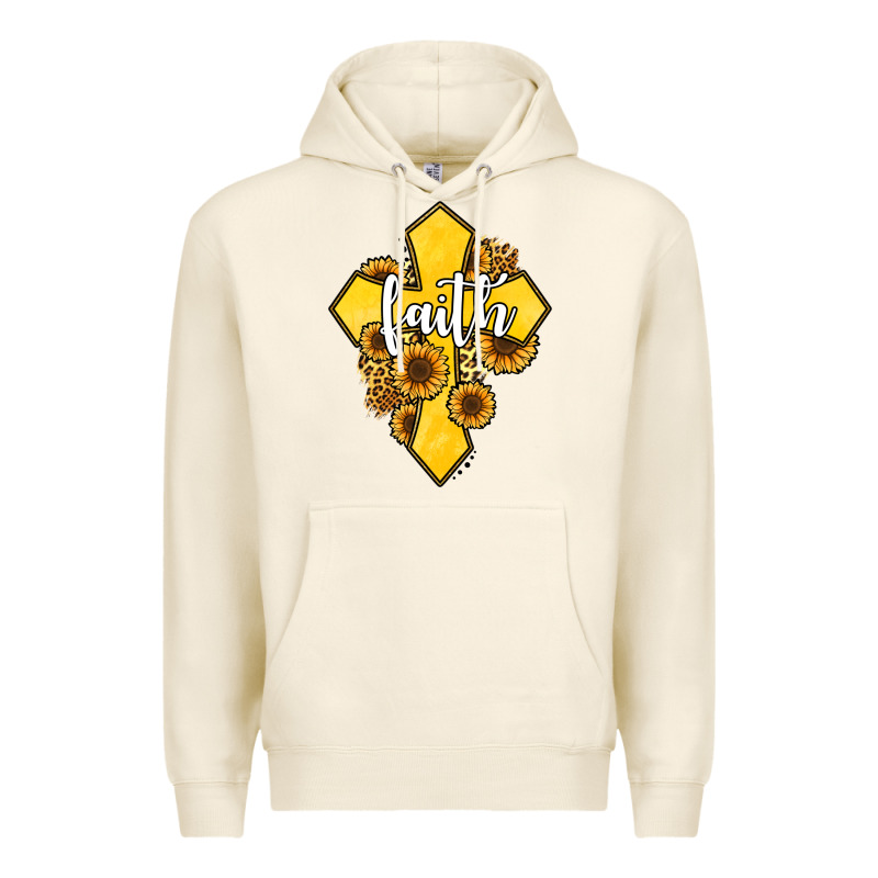 Faith Childhood Cancer Premium Hoodie by Jasminsmagicworld | Teevron