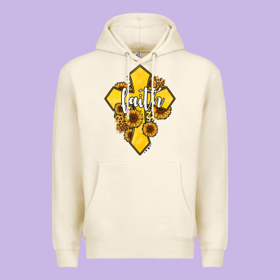 Faith Childhood Cancer Premium Hoodie Designed By Jasminsmagicworld