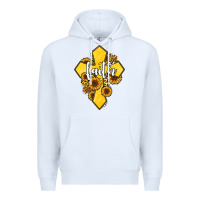White faith childhood cancer Premium Hoodie - Jasminsmagicworld