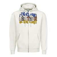 Oatmeal Heather that s my brother on that court Zipper Hoodie - Zillion Design Studio