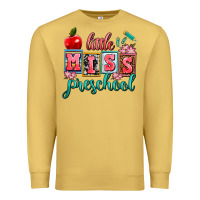 Antique Gold little miss preschool Premium Sweatshirt - AdoDesignShop