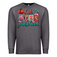 Charcoal Heather little miss preschool Premium Sweatshirt - AdoDesignShop