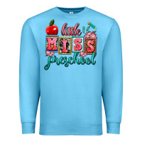 Ocean Blue little miss preschool Premium Sweatshirt - AdoDesignShop
