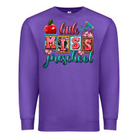 Purple little miss preschool Premium Sweatshirt - AdoDesignShop