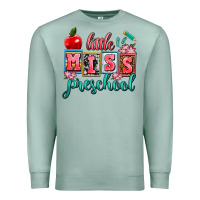 Seafoam little miss preschool Premium Sweatshirt - AdoDesignShop