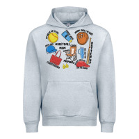 Heather Grey softball mom Urban Hoodie - MaliasSmallBusiness