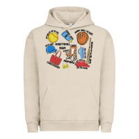 Pigment French Oak softball mom Urban Hoodie - MaliasSmallBusiness