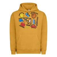Pigment Peanut Butter softball mom Urban Hoodie - MaliasSmallBusiness