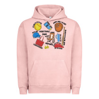 Pigment Salmon softball mom Urban Hoodie - MaliasSmallBusiness