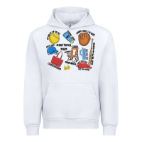 White softball mom Urban Hoodie - MaliasSmallBusiness