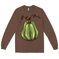 Chestnut gourd green pumpkin Long Sleeve Tee - BarkalooDesign