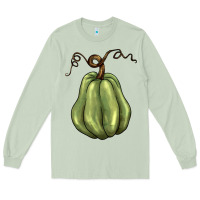 Matcha gourd green pumpkin Long Sleeve Tee - BarkalooDesign