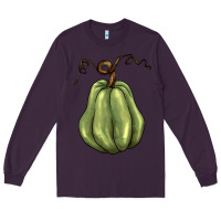 Plum gourd green pumpkin Long Sleeve Tee - BarkalooDesign