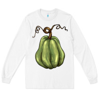 White gourd green pumpkin Long Sleeve Tee - BarkalooDesign