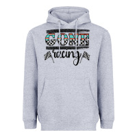 Heather Grey goneracing Heavyweight Hoodie - CowhideDigitalArt
