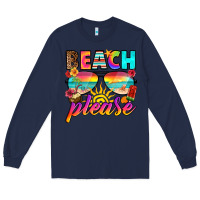 Navy beach please Long Sleeve Tee - RanaPortraitStore