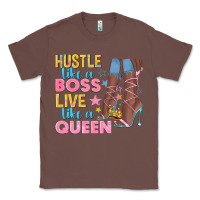 Chestnut hustle like a boss live like a queen Classic Tee - texasbilliewilder