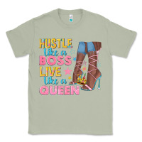 Matcha hustle like a boss live like a queen Classic Tee - texasbilliewilder