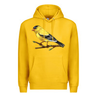 Lemon American Goldfinch Premium Hoodie - LillyAllenDesigns