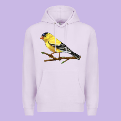 American Goldfinch Premium Hoodie Designed By Lillyallendesigns
