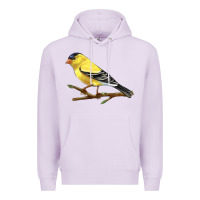 Lilac American Goldfinch Premium Hoodie - LillyAllenDesigns