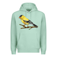 Seafoam American Goldfinch Premium Hoodie - LillyAllenDesigns