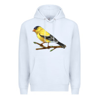 White American Goldfinch Premium Hoodie - LillyAllenDesigns