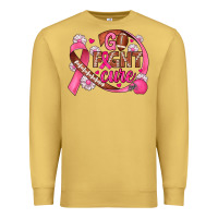 Antique Gold breast cancer go fight cure football Premium Sweatshirt - JahusDesignShop