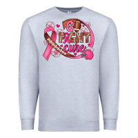 Heather Grey breast cancer go fight cure football Premium Sweatshirt - JahusDesignShop