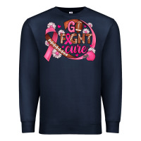 Navy breast cancer go fight cure football Premium Sweatshirt - JahusDesignShop