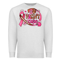 Oatmeal Heather breast cancer go fight cure football Premium Sweatshirt - JahusDesignShop