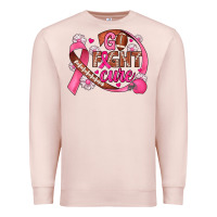 Pale Pink breast cancer go fight cure football Premium Sweatshirt - JahusDesignShop