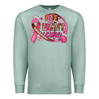 Seafoam breast cancer go fight cure football Premium Sweatshirt - JahusDesignShop