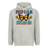 Moon Dust keep calm dream on Heavyweight Hoodie - CowhideDigitalArt