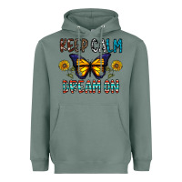 Sage keep calm dream on Heavyweight Hoodie - CowhideDigitalArt