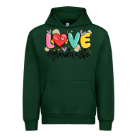 Forest Green love grandma life Urban Hoodie - MaliasSmallBusiness