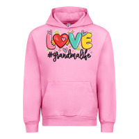 Fuchsia Pink love grandma life Urban Hoodie - MaliasSmallBusiness