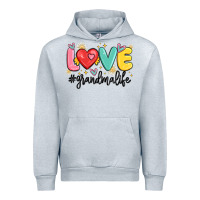 Heather Grey love grandma life Urban Hoodie - MaliasSmallBusiness